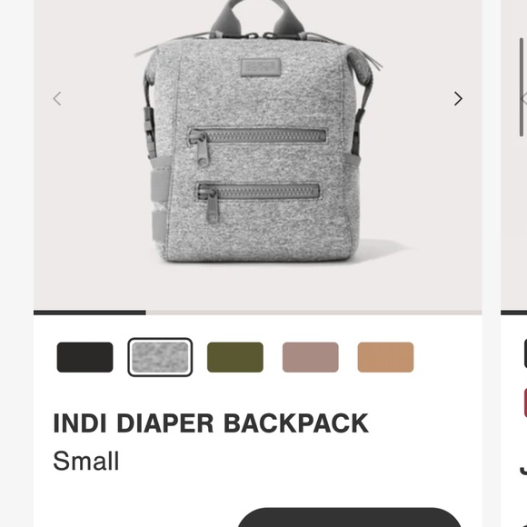 Dagne Dover Heather Gray Diaper Bag - Picture 3 of 4